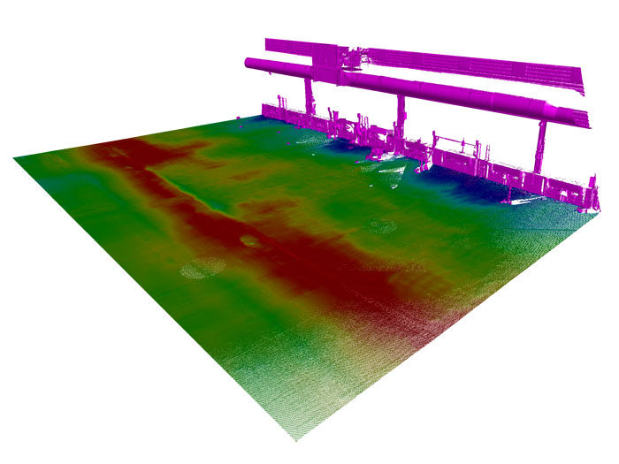 Concrete Levelness Inspection for Drainage Purposes