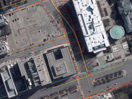 Example of utility coordination between multiple parties.